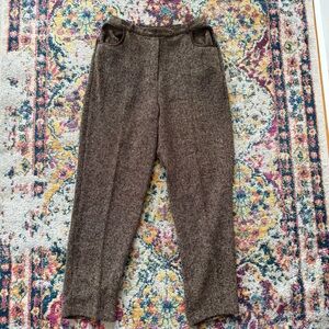 90s cabincore high waisted straight leg dressy pants